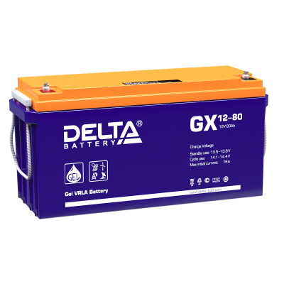 Аккумуляторная батарея Delta GX 12-80