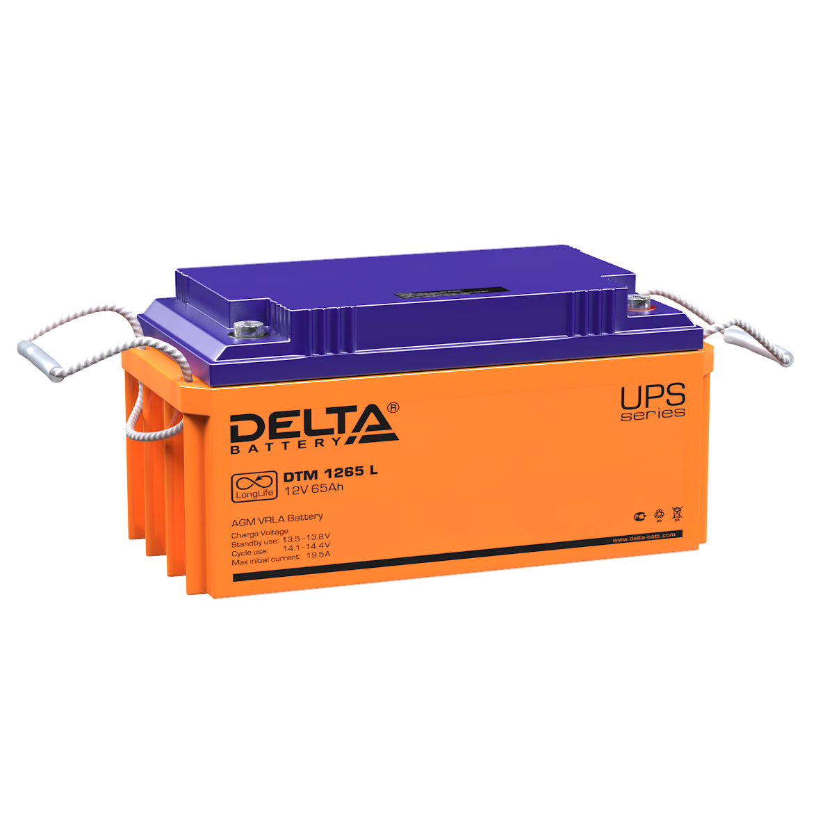 Аккумуляторная батарея Delta DTM 1265 L