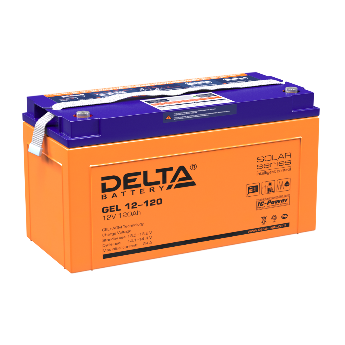 Аккумуляторная батарея Delta GEL 12-120