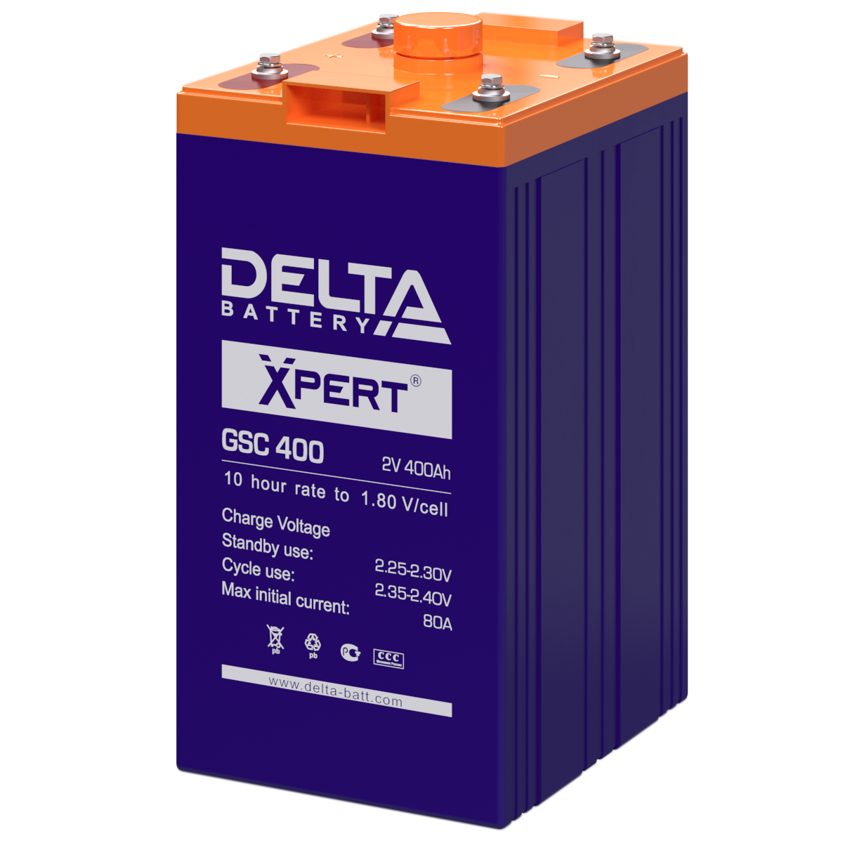 Аккумуляторная батарея Delta GSC 400