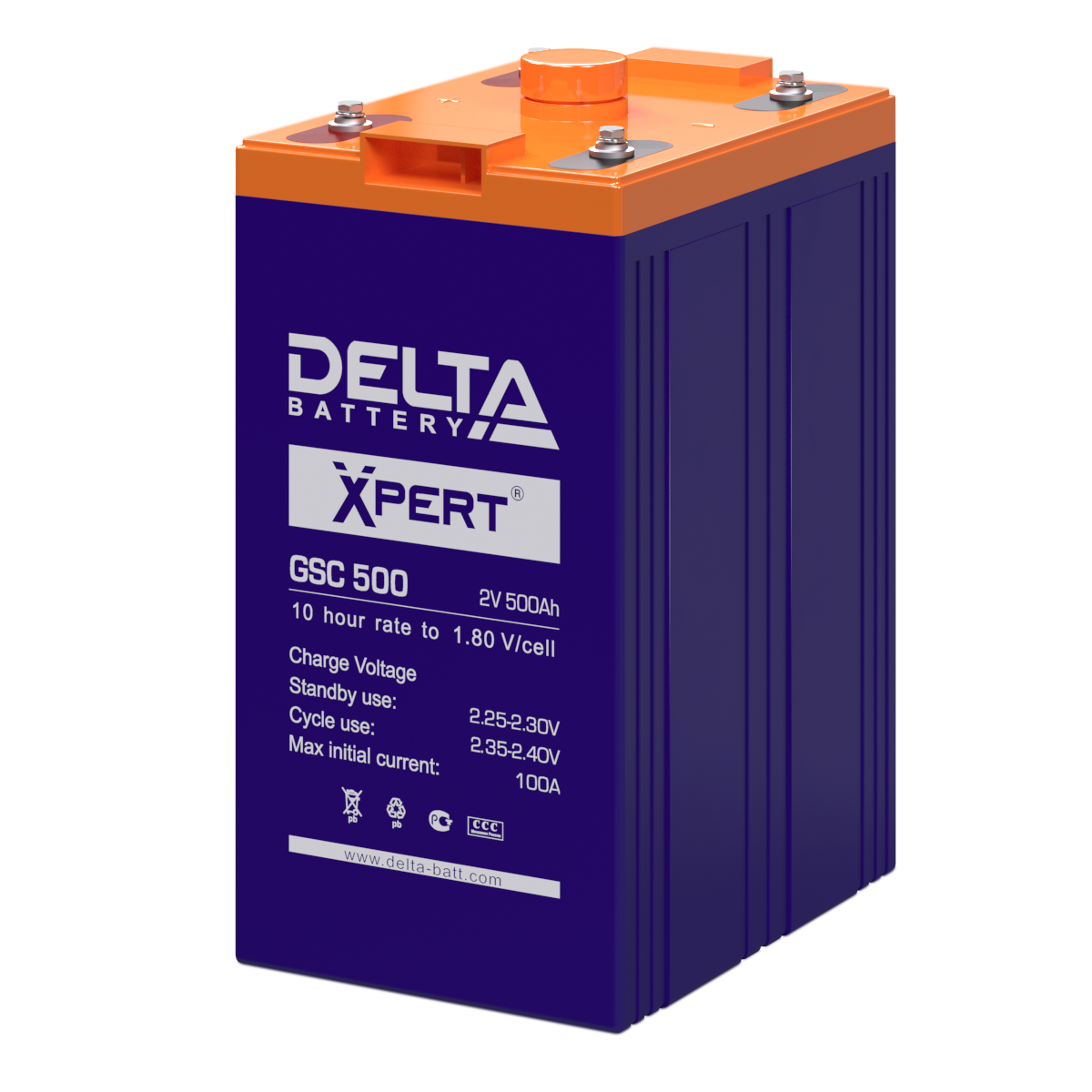 Аккумуляторная батарея Delta GSC 500
