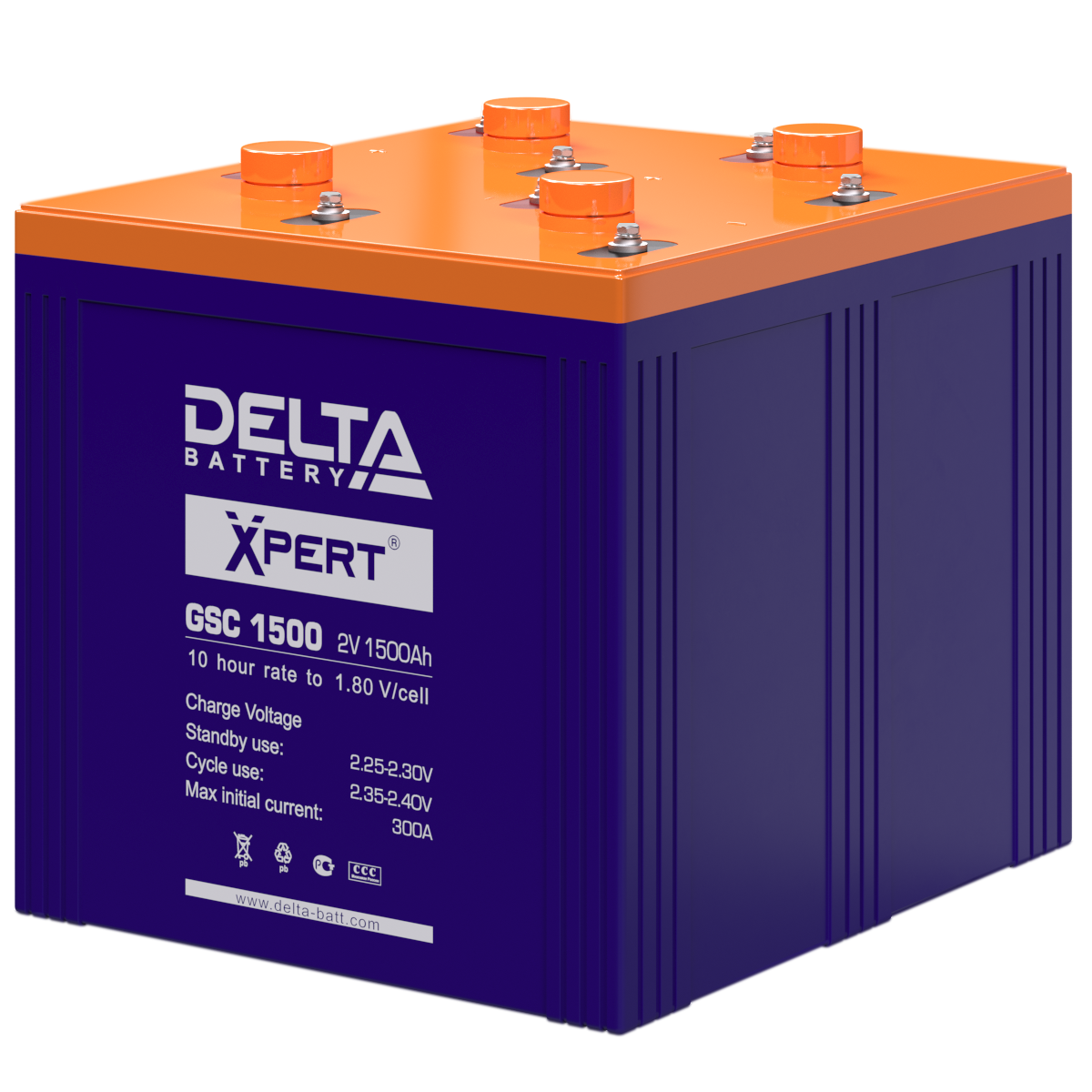 Аккумуляторная батарея Delta GSC 1500