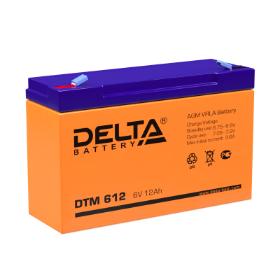 Аккумуляторная батарея Delta DTM 612