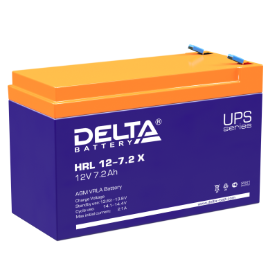Аккумуляторная батарея Delta HRL 12-7,2 X