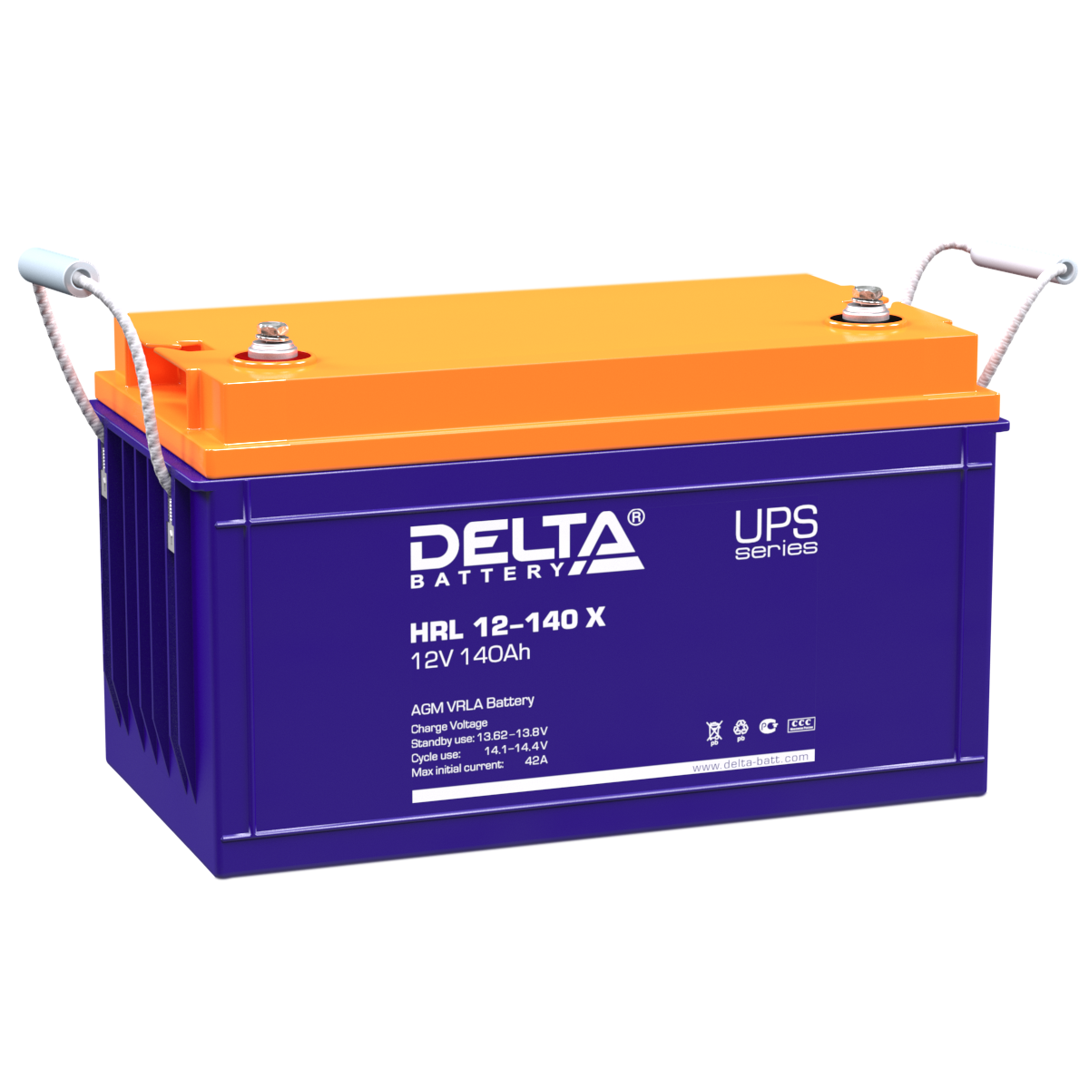 Аккумуляторная батарея Delta HRL 12-140 X