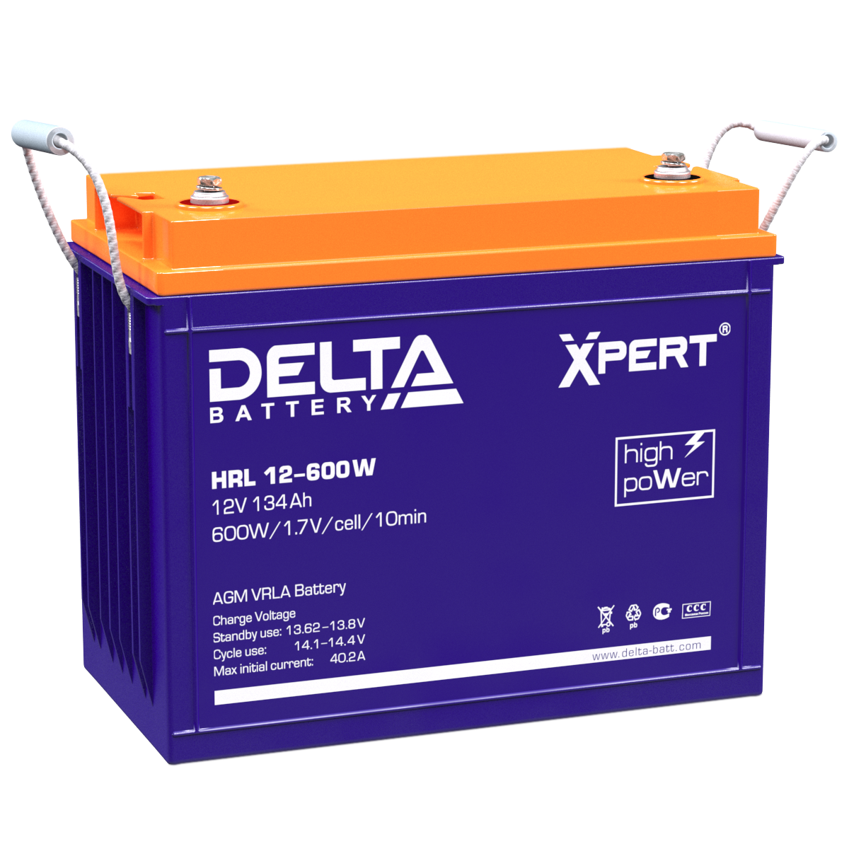 Аккумуляторная батарея Delta HRL 12-600W (134Ah)